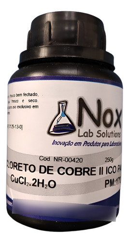 Cloreto De Cobre Ii (ico) Pa (2h2o) 250g - Nox Solutions