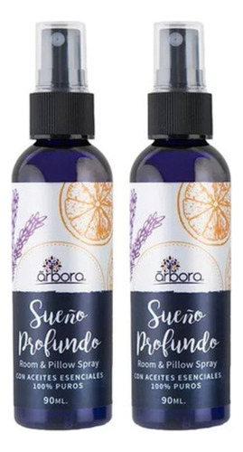 2 Sprays Ambiente Sueño Profundo Para Dormir Aroma Cítrico