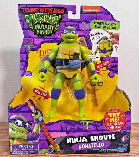 Donatello Tortugas Ninja Shouts Con Sonido (Usado)