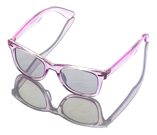 Imagen 2 de 2 de Lentes De Sol Ice Pop Rosa Unisex Uv 400