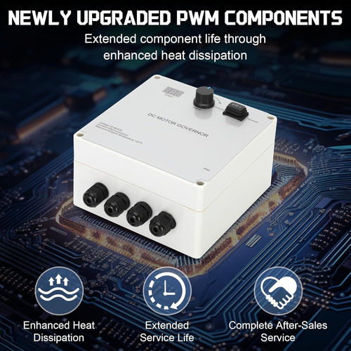 Controlador De Velocidad Del Motor Pwm, Dc 12v-48v 35a Regul