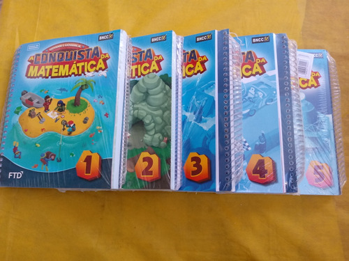 A Conquista Da Matemática Coleção Completa 1 Ao 5 Ano.