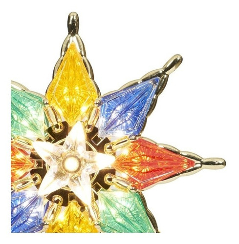 Estrella Mod 3 Punta De Arbol Multcolor