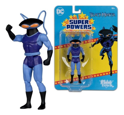 Black Manta(wave 11-figura#53)dc Superpowers-mc Farlane Toys (Usado)