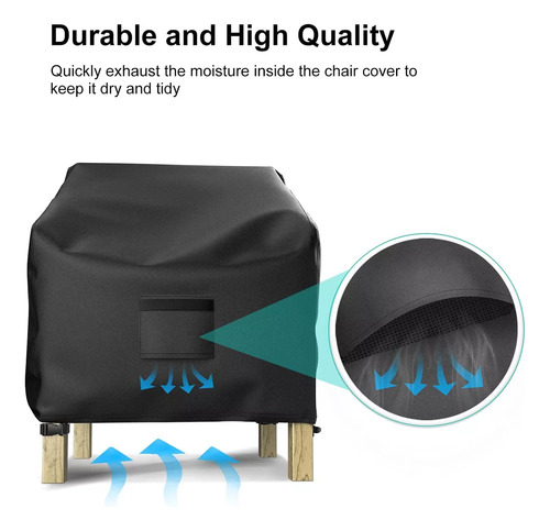 Fundas For Sillas De Patio Impermeables For Muebles 2 Pcs
