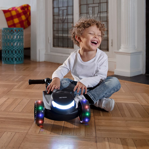Jetson Jupiter Kick Scooter Para Niños, Con Iluminación L. Color Negro