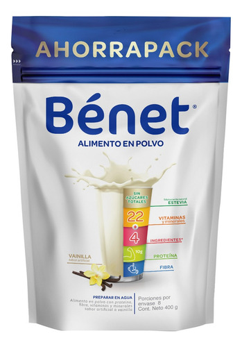 Alimento En Polvo Vainilla Ahorrapack - g a $112