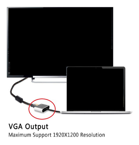Tipo De Puerto Múltiple Usb C Tipo C A Hdmi 4k Vga