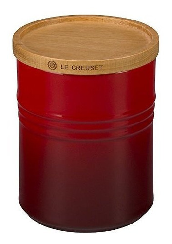 Recipiente De Gres Con Tapa De Madera Le Creuset, 2.5 Qt. (5