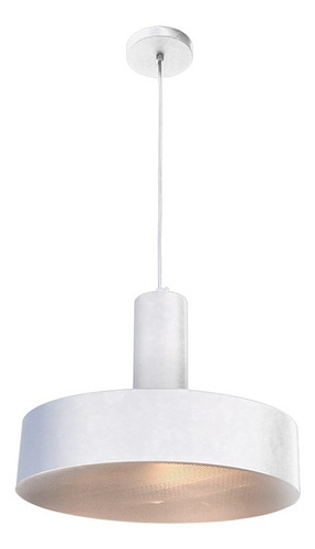 Colgante Campana  Metal Blanco Opaco 1xe27 Ø400mm