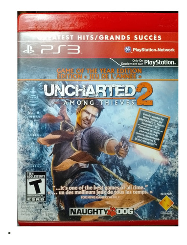 Juego Ps3 Uncharted 2 Among Thieves 