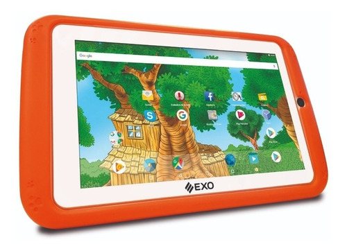 Tablet  EXO Wave I007 Kids 7" 16GB color blanco/naranja y 1GB de memoria RAM