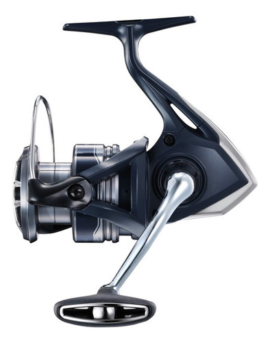 Shimano New Catana Fe C3000hg, 6. 2:1 Drag, 8,5 kg, color plateado y azul, lado de la manivela derecha/izquierda