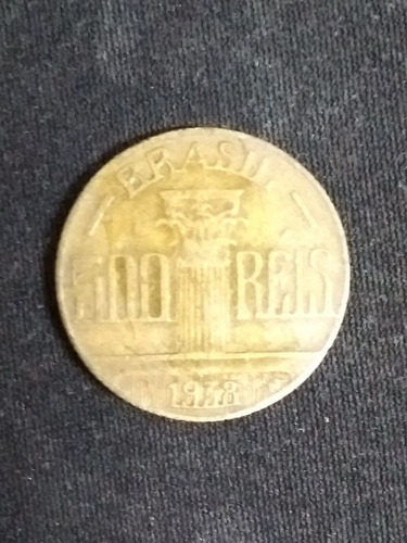Moeda 500 Réis 1938 Com Reverso Invertido