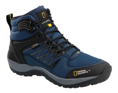 Botas National Geographic Hiking Senderismo Ng7850a Azules Para Hombre