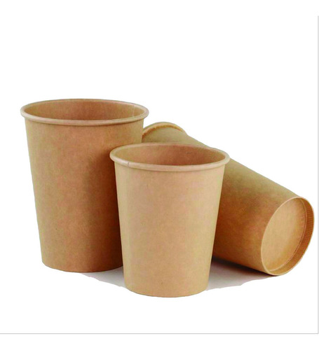 Vaso Kraft Encerado 12oz Para Café C/1000 Pzs