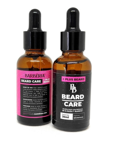 Aceite Para El Crecimiento De La Barba + Plus Beard Barbëria