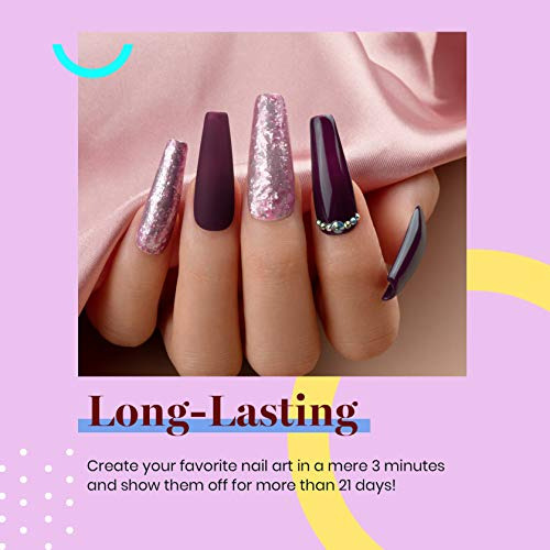 Esmalte De Uñas Secado Uv Edicion Petalos De Rosa 6 Pzs