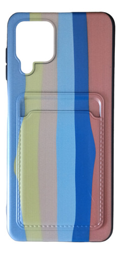 Funda Case Tarjetero Multicolor Para Samsung Galaxy A22 4g