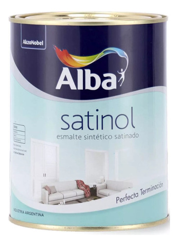 Satinol Esmalte Sintetico Satinado Blanco Alba 1lt - Davinci