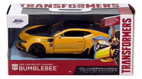Transformes Bumblebee Last Knight Jada 1:32 Camaro Chevrolet Amarillo