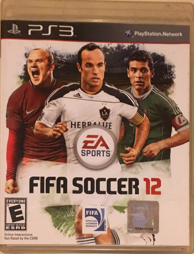 Juego Playstation 3 Ps3 Fifa 12 Impecable. Caja C/ Manuales