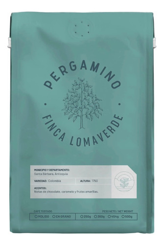 Café Pergamino Gourmet | Molido | 360 Gr Colombia.