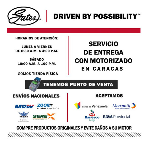Kit Tiempo C/bomba Mitsubishi Montero Sport 3.0 2014 Gates