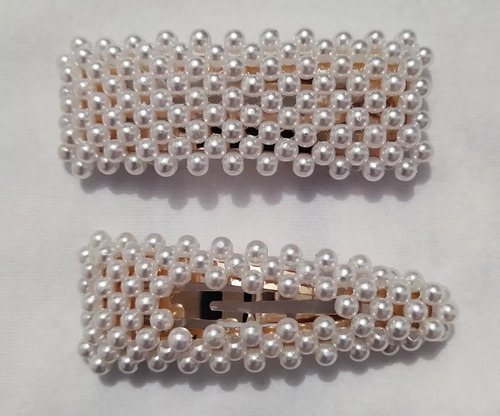Imagen 7 de 9 de Gancho Perlas Hair Clip P/ El Cabello Niñas Mujer