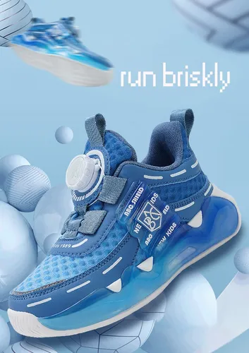 Zapatillas De Baloncesto Luminosas For Niño Y Niña Posterior