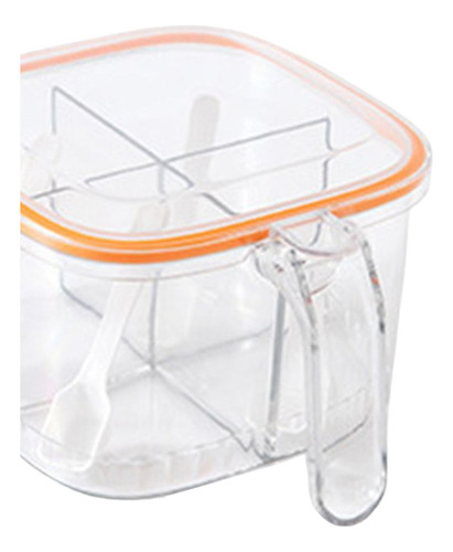 Caja De Condimentos 4 Compartimentos De Almacenamiento Botes