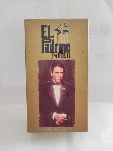 El Padrino Parte 2 Vhs Doble Usado Musicovinyl