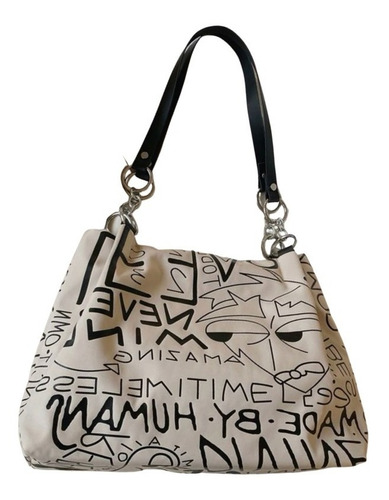 Bolso Tote De Hombro Con Estampado