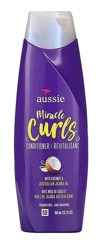 Aussie Miracle Curls - Juego De Champú Y Acondicionador Con