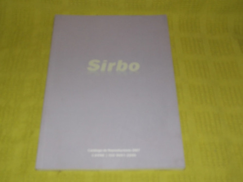 Sirbo - Catálogo De Reproductores 2007