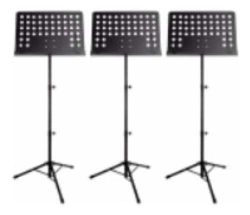 Kit 3 Und. Estante De Partitura Smart Sm009 Lt