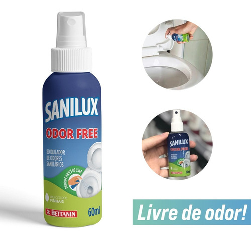 Bloqueador De Odores Sanitários Odor Free Bt5960 Sanilux