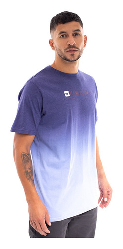 Imagen 2 de 7 de Polera Manga Corta Hombre Hang Loose Gradiente Morado