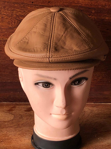 Imagen 6 de 7 de Gorra Cuero Verdadero Color Natural
