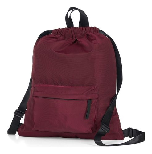 Mochila Saco Unissex Impermeável Esporte Academia Viagem Cor Vermelho