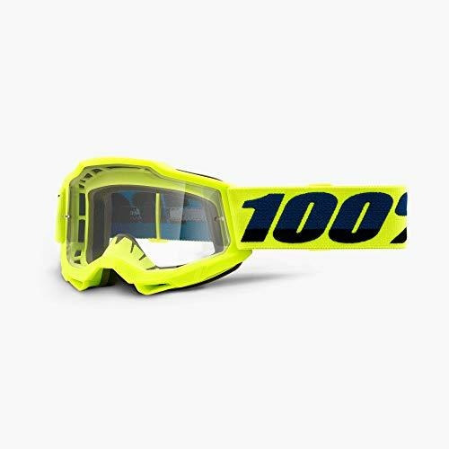 Gafas Motos Gafas 100% Strata 2 Juventud Amarillo Lente Tran