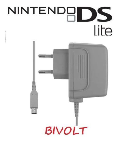 Fonte Carregador Bivolt 110-220v  Para Nintendo Ds Lite