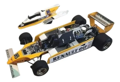 エグゾト 1/18 モデルカー 1980 #15 ElF ルノー RE-20 ターボ