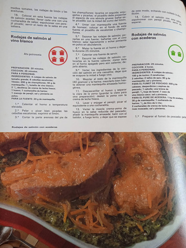 Salmón Salmonete Y Salmorejo Enciclopedia Salvat Cocina 105 (Usado)