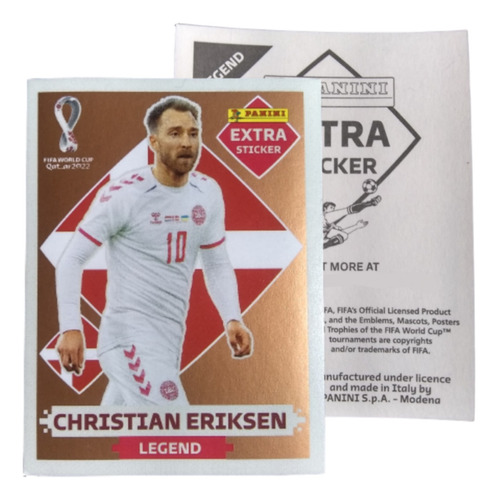 Extra Sticker Bronce Christian Eriksen World Cup Qatar 2022