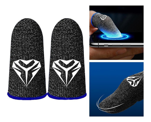 1 Par De Guantes De Pulgar A Prueba De Sudor Sin Azul.