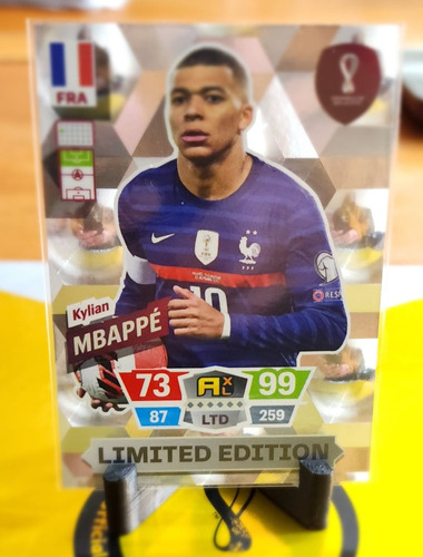 Carta Limited Edition Panini Qatar 2022 Mbappe