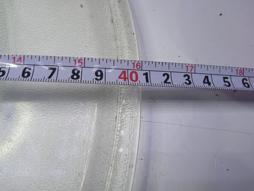 Plato Plano Horno Microondas Grande 40.5 Cm (Usado)