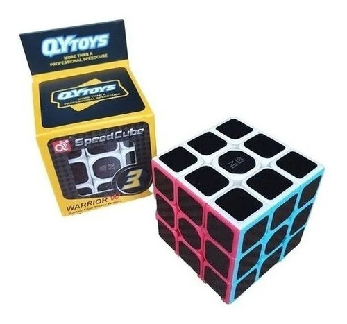 Cubo Rubik Fibra De Carbono 3x3 Original Qiyi Warrior 