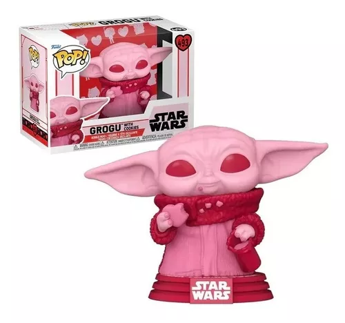 Funko Pop Star Wars Grogu With Cookies San Valentin 493